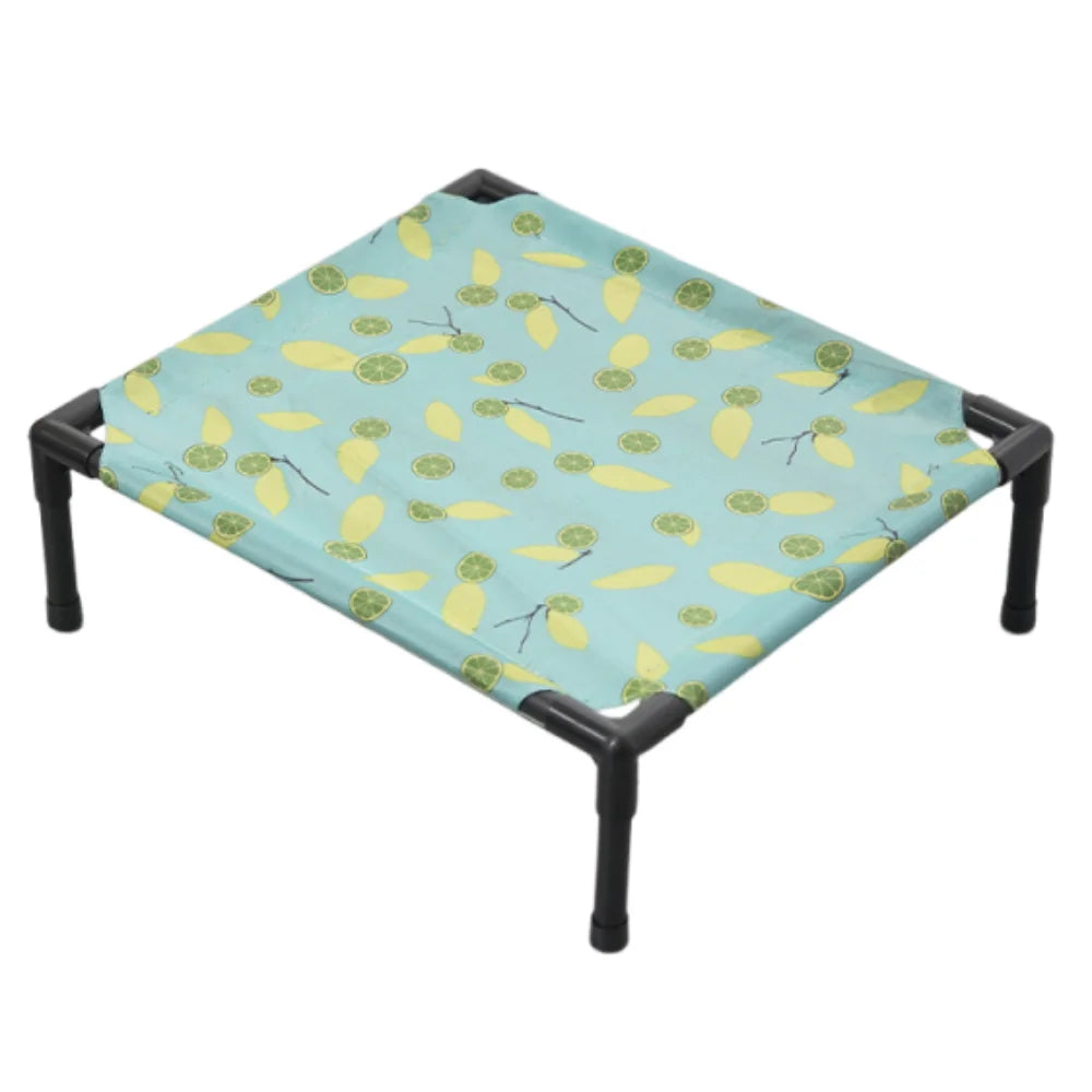 Elevated Pet Bed with Detachable Frame and Breathable Mesh