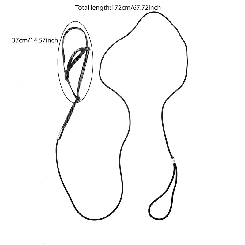 Nylon Bird Training Rope Harness Leash - Anti-Bite Parrot