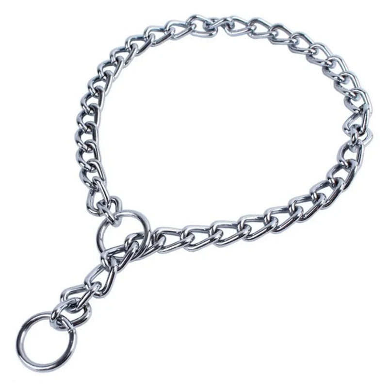 Halsband aus Edelstahl mit Rutschkette