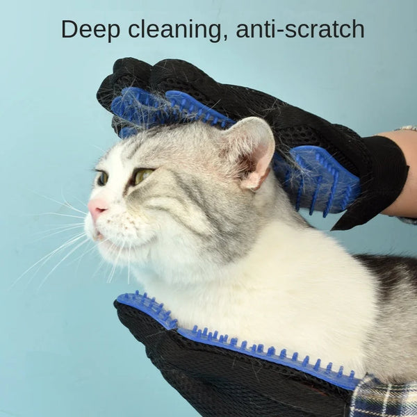 Silikon-Pflegehandschuhe für Katzen und Hunde