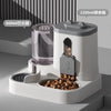 Gravity-Fed Pet Food and Water Station