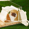 Cartoon Hamster Hideout House with Viewing Window