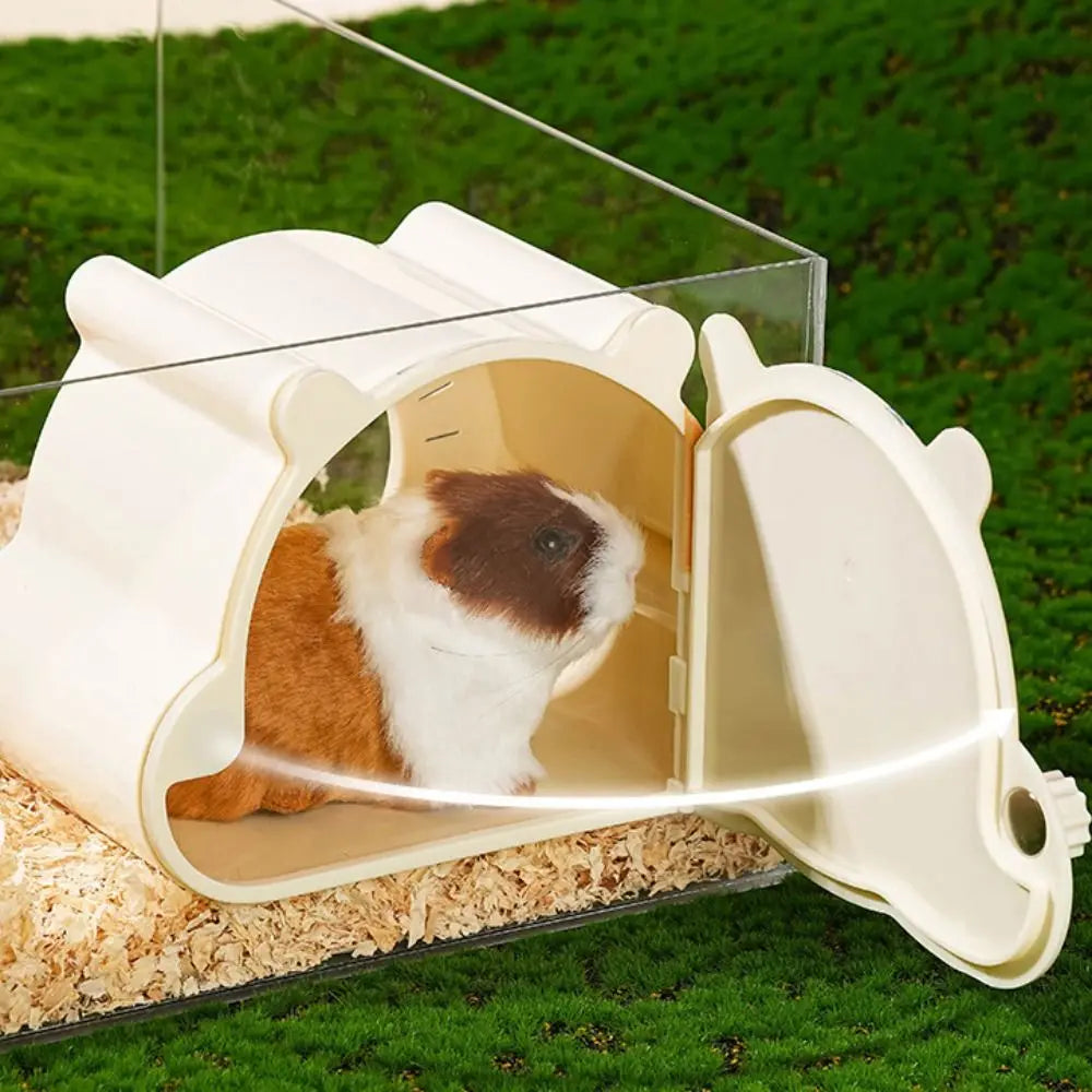 Cartoon Hamster Hideout House with Viewing Window