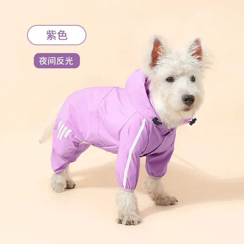 Impermeable con reflejos para perros