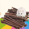 Palos de Madera de Manzana Natural para Mascotas Pequeñas