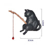 Décoration Aquarium Chat Pêcheur