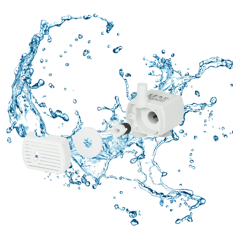 Cat Water Fountain Replacement Pump - Ultra-Quiet USB