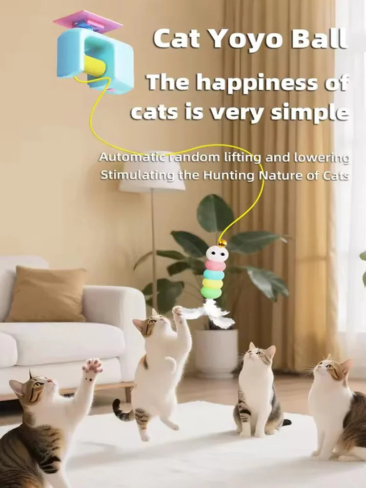 Automatisches interaktives Katzenschaukel-Spielzeug