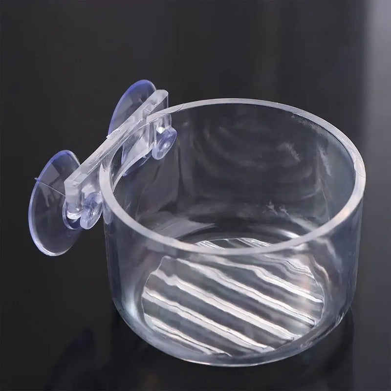Acrylic Aquarium Plant Cup with Suction Holder