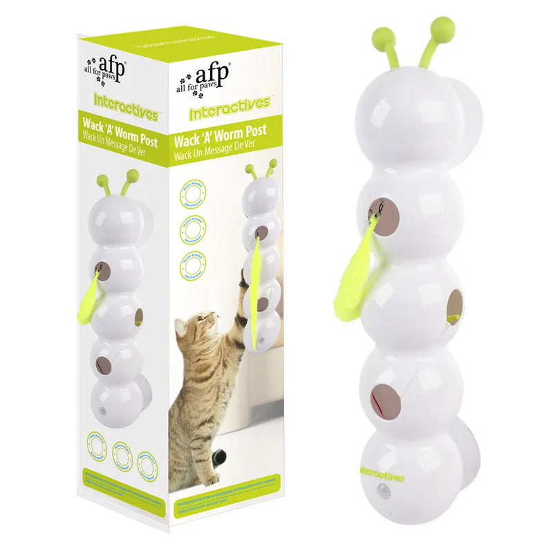 Smart Motion Cat Toy: Interactive Motion Activated Worm with Tail