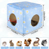 Cozy Fleece Hideout Bed for Small Pets