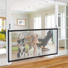 Foldable Mesh Pet Safety Gate with Hooks