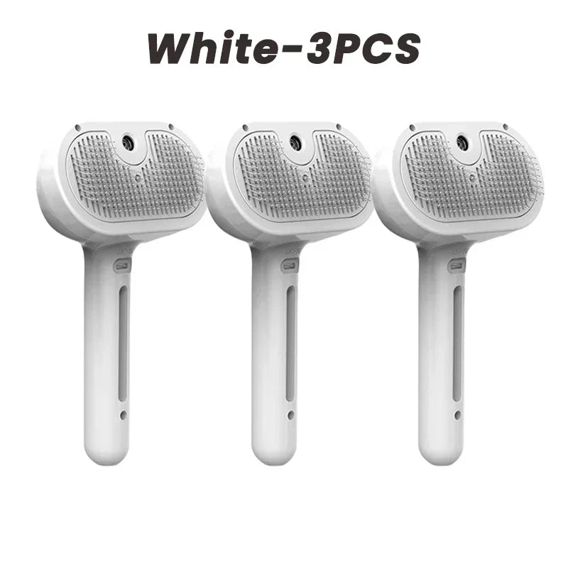 3-in-1 Pet Grooming Comb with Steam Spray