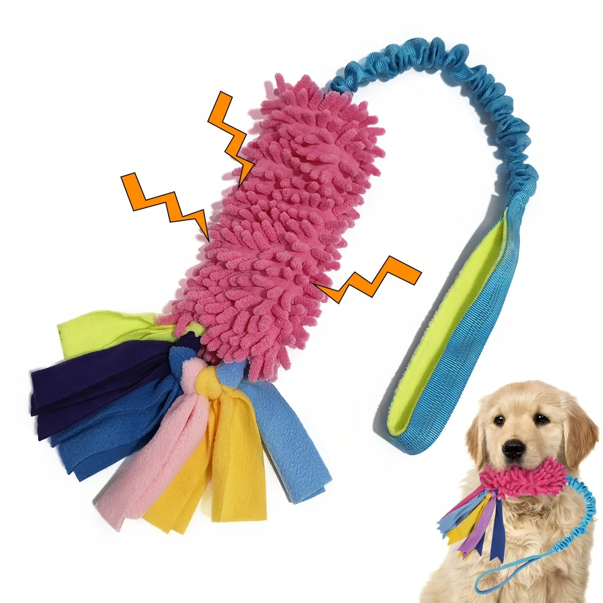 Durable Plush Rope Chew Toy for Aggressive Chewers