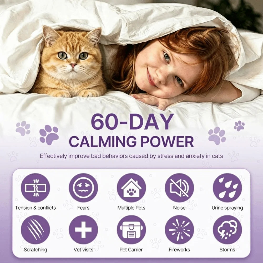 Cat Calming Pheromone Diffuser Kit with 2 Refills