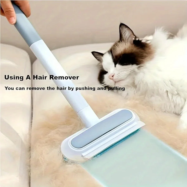 3 in 1 Pet Hair Remover Brush Long Handle