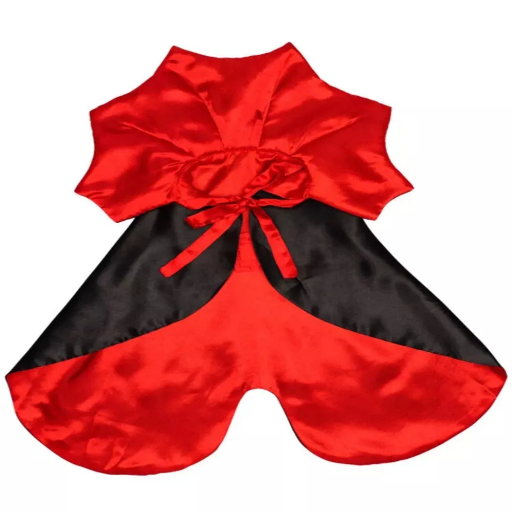 Vampire Cape Pet Costume for Cats and Small Dogs