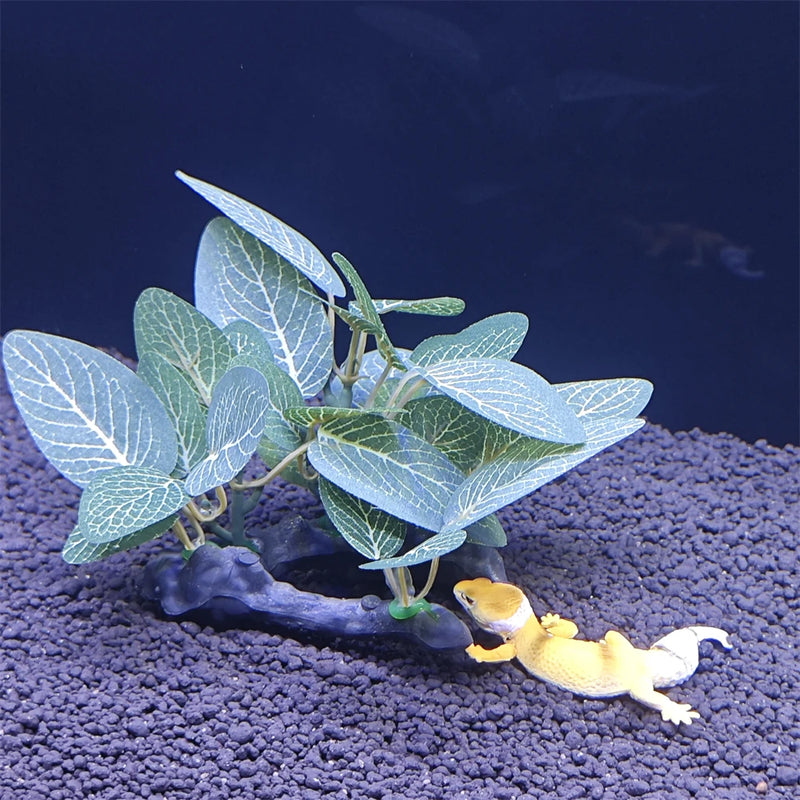 Artificial Aquarium Plant Decor - Turtle Tree Trunk Plastic