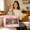 Breathable Head-Out Pet Carrier Tote for Cats and Small Dogs