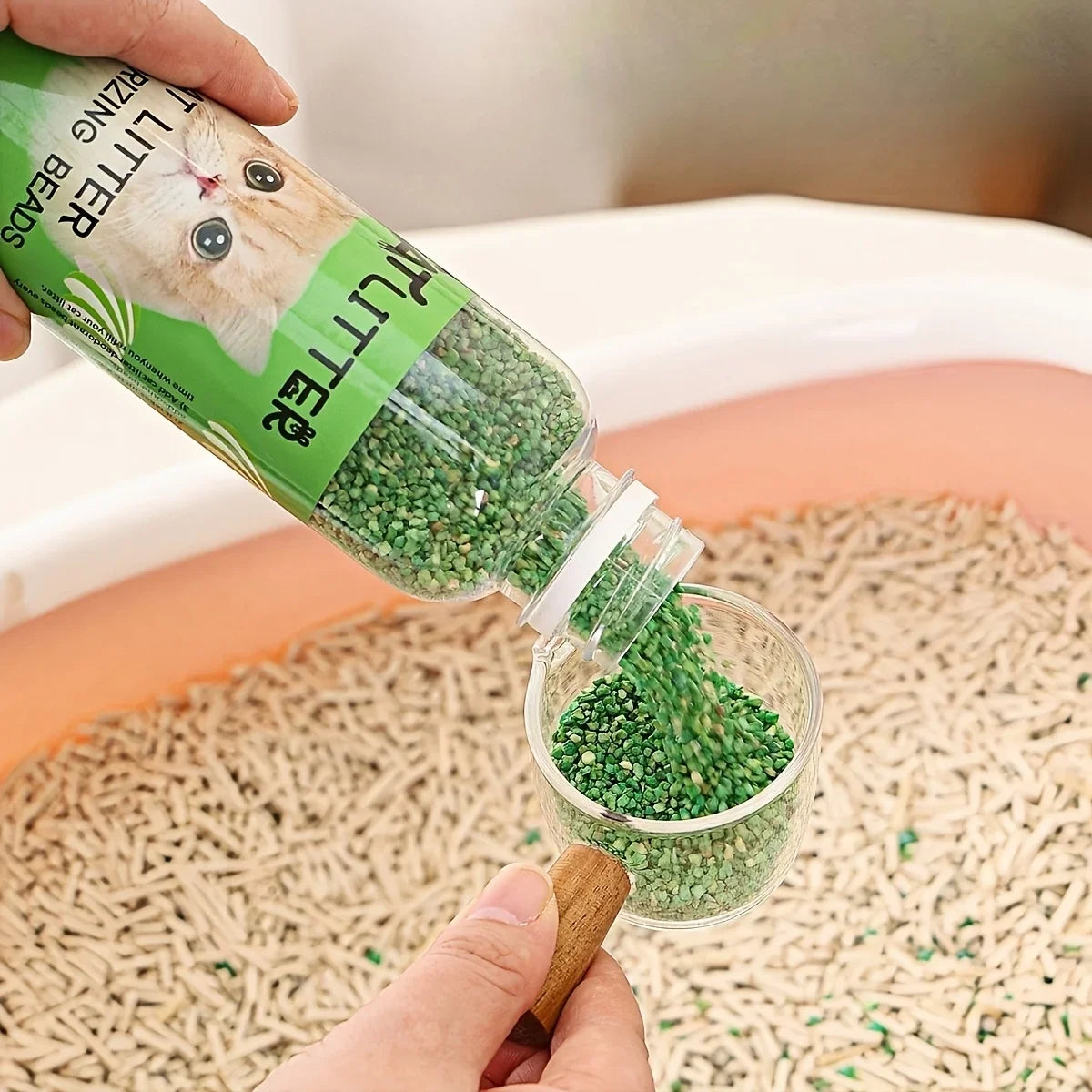 Cat Litter Deodorizing Beads with Fresh Scent