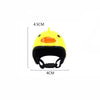 Adjustable Protective Helmet for Chickens and Poultry