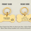 Personalized Stainless Steel Bone-Shaped Dog ID Tag