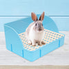 Rabbit Litter Box Corner Toilet for Small Pets