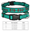 Personalisierte bestickte Nylon-Hundehalsband