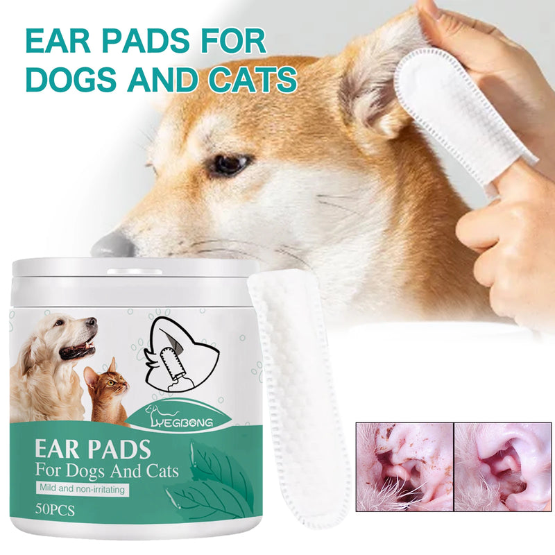 Lingettes Douces pour le Nettoyage des Yeux et des Oreilles de Votre Animal