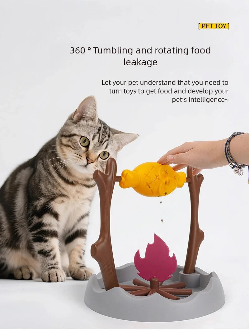 Juguete Interactivo Dispensador de Premios para Gatos y Perros