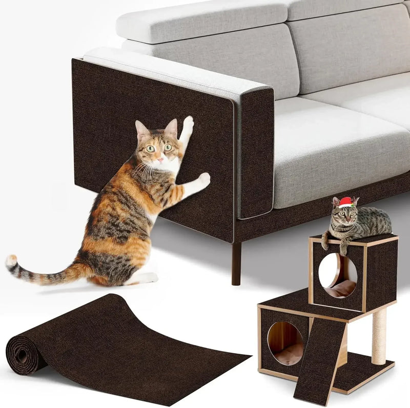 Trimmable Cat Scratching Mat - Self-Adhesive