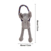 Plush Bone Squeaky Dog Toy for Teething and Play