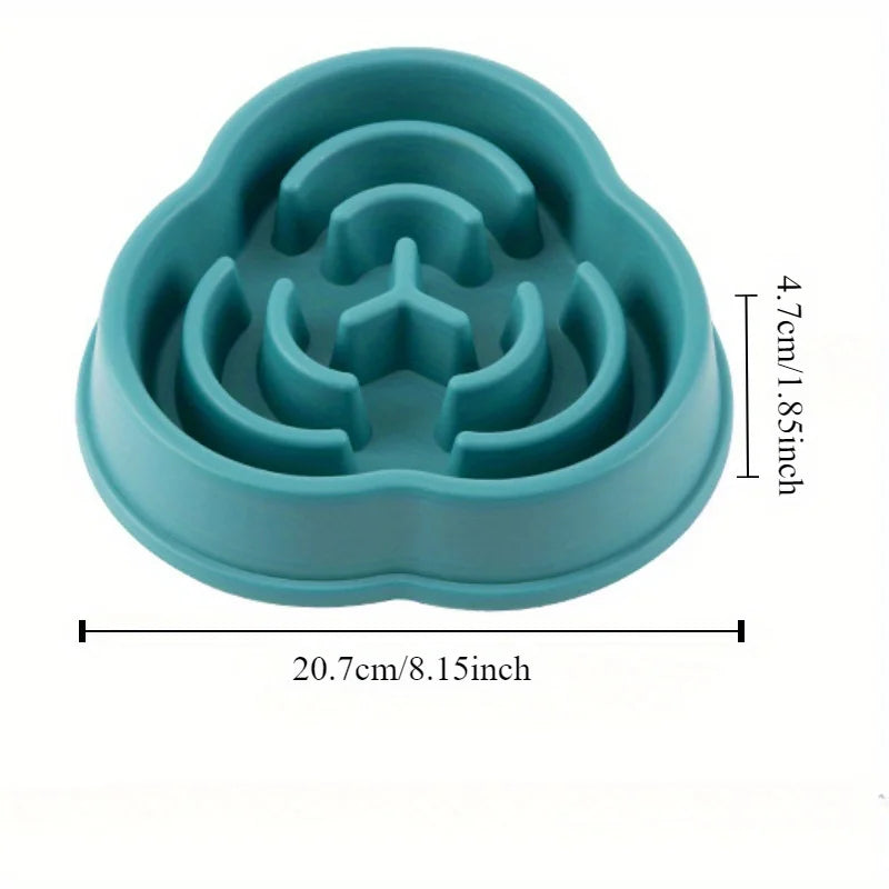 Anti-Spill Slow Feeder Dog Bowl
