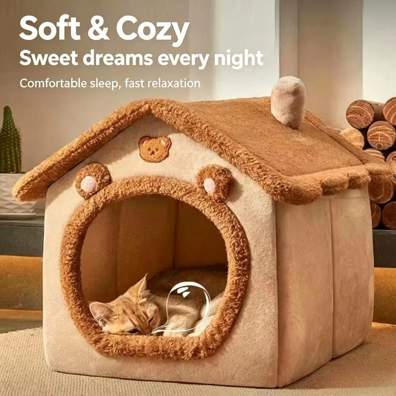 Four Seasons Detachable Washable Pet Bed House for Small Dogs