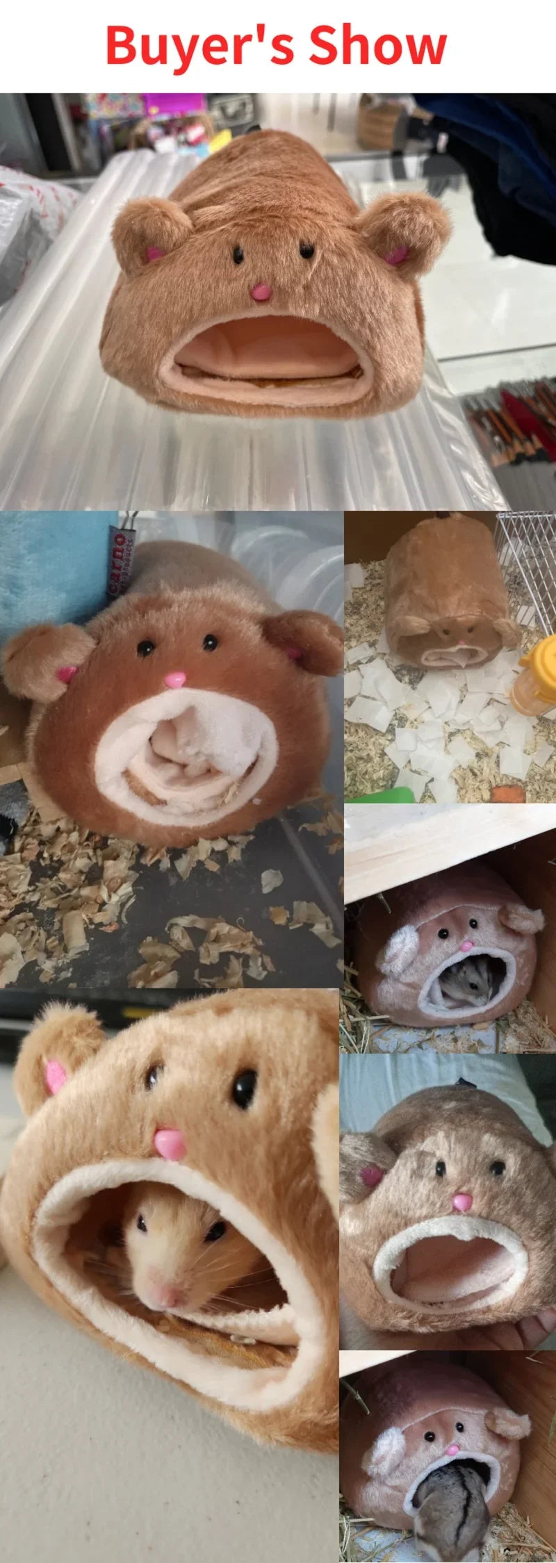 Hamac Lit en Forme d'Ours pour Animaux de Compagnie