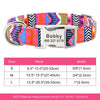 Personalisierte Nylon-Hundehalsband mit graviertem ID-Plättchen