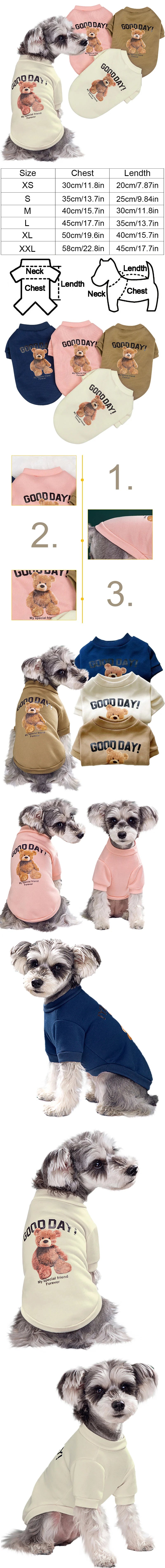 Chaqueta de Oso de Dibujos Animados para Mascotas