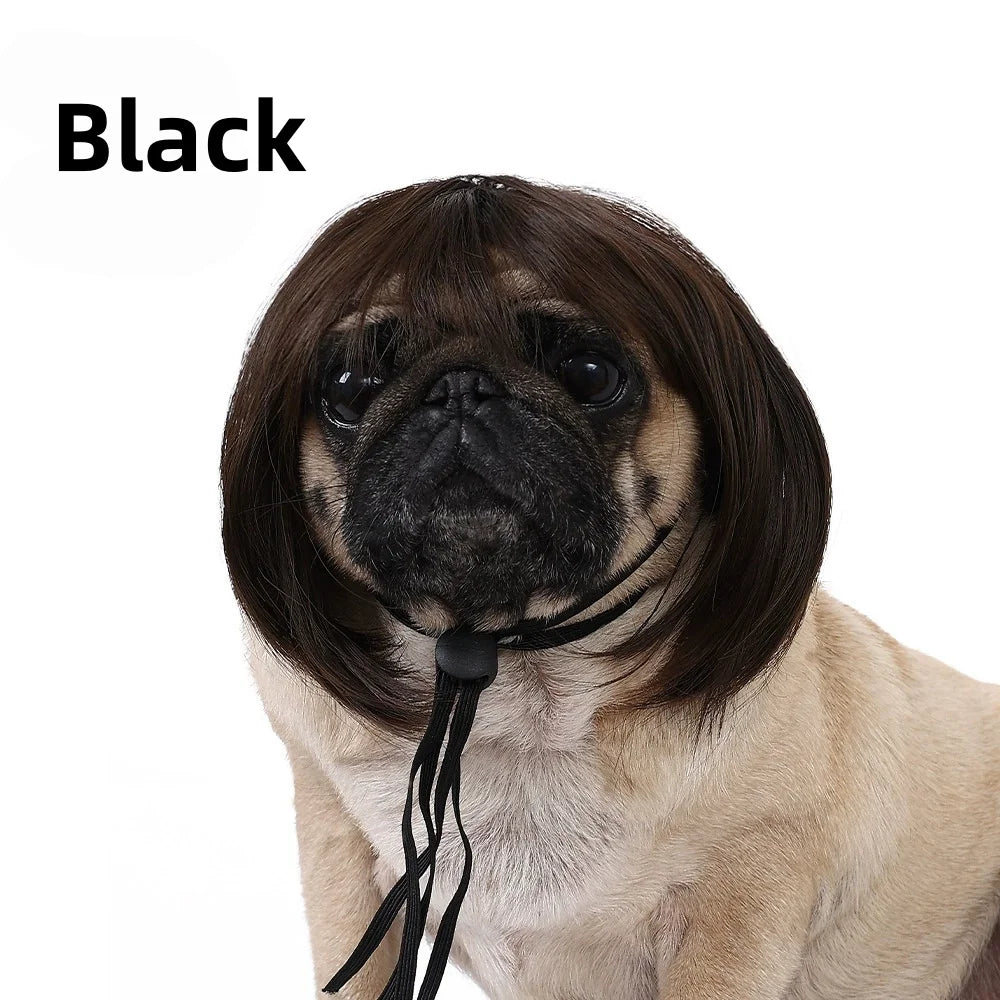 Pet Bob Wig – Funny Cat & Dog Costume Accessory