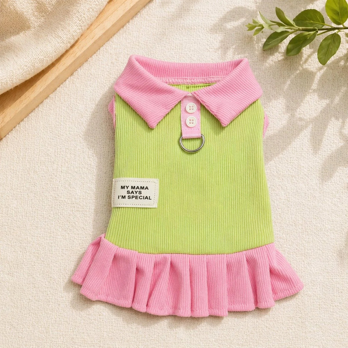 Breathable Cartoon Print Dog Dress