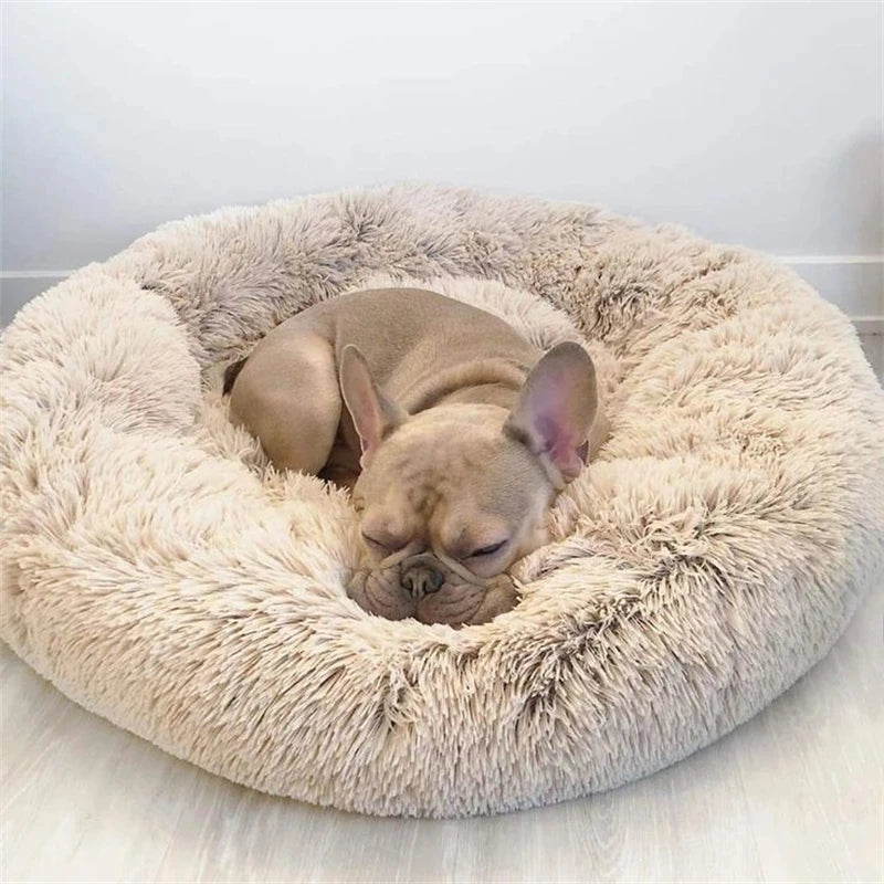 Ultra-Soft Plush Pet Bed for Dogs & Cats