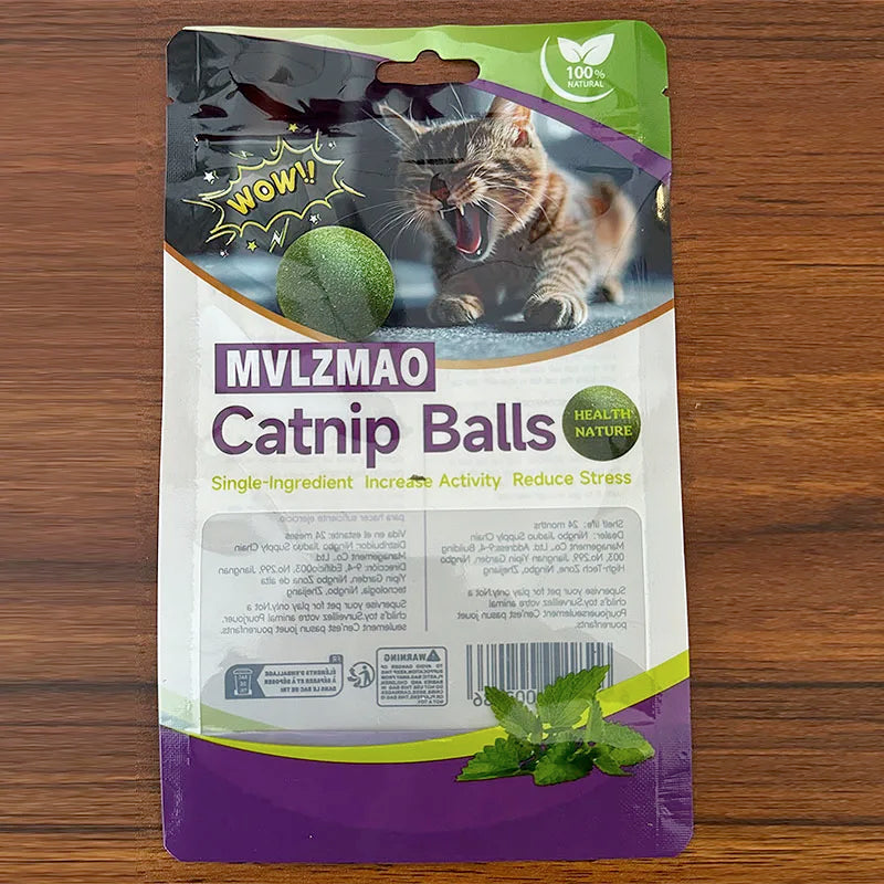 Essbares Katzenminze-Ballspielzeug für Katzen