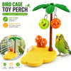 Tropical Bird Play Perch with Swing Balls