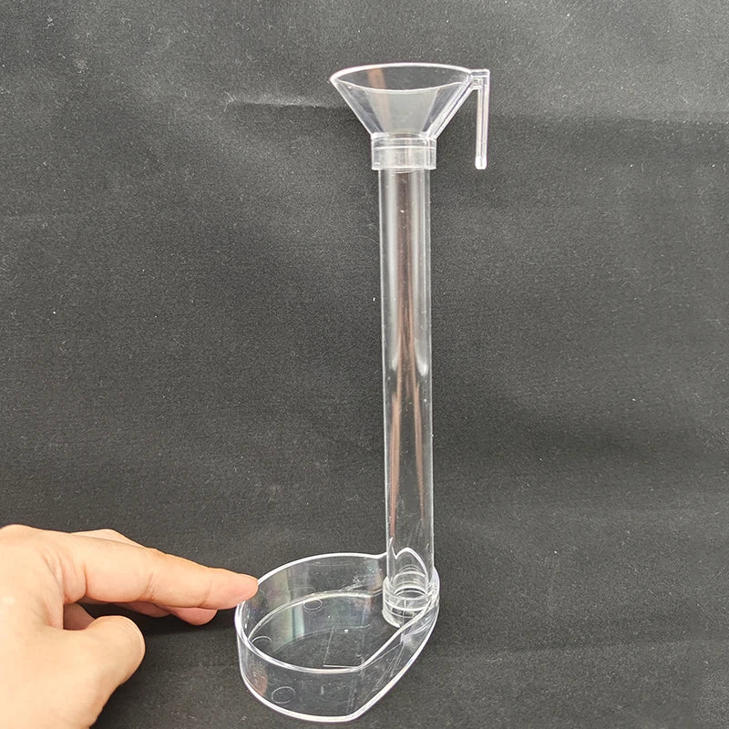 Acrylic Aquarium Fish Feeder with Transparent Tube