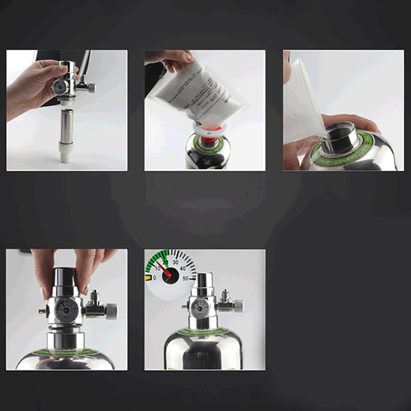 Edelstahl-Aquarium CO2-Generator