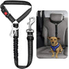 Two-in-One Pet Harness and Car Safety Belt with Reflective Leash