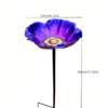 Branch-Style Metal Bird Feeder with Detachable Flower Tray