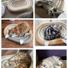 Oval Sisal Cat Scratcher Pad with Comfortable Resting Surface