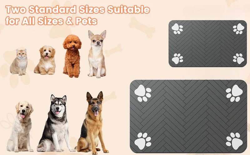 Tapis de Nourrissage Absorbant pour Animaux