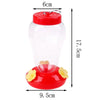 Hanging Bird Water Feeder Bottle with Iron Hook