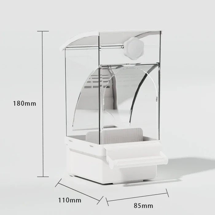 Parrot No-Waste Feeder with Seed Husk Separator